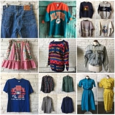 Mixed Vintage Clothing (mens & womens) by the pound